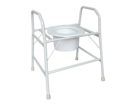 117620 1762 Over Toilet Frame Extra Care Fixed Height 610mm Wide SWL 250Kg