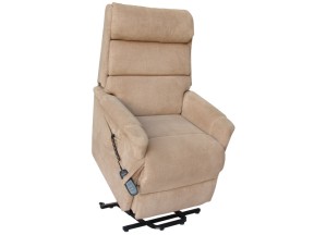 106911 10691BE Lift Recline Chair 2 Motor Petite Beige Topform Ashley SWL 155kg