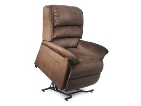 107404 10740DB Lift Recline Chair 2 Motor Dark Brown Relaxer SWL 170kg