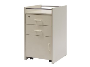 135110 3511 Bedside Cabinet 2 Drawer 1 Door with Lock Unicare