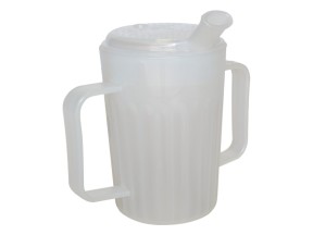 144210 4421 Feeding Cup 2 Handled with Feeder Cap Spout