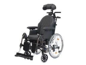 154520 5452 Wheelchair Manual 510mm Tilt Recline with Drum Brake Ansa Relax