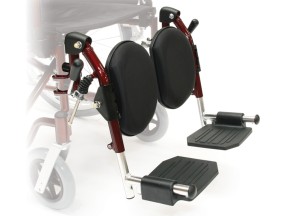 155660 5566 Wheelchair Accessories Elevating Legrest Aluminium Left Hand