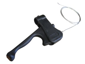 201863 ANSBRAP06 01 Brake Handle Ansa to suit Seat Walker with Cable and Reflector Black