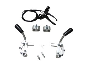 201861 ANSBRAP05 09 Brake Lever with Cable Ansa to suit Tourer Transit Wheelchair