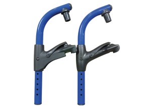 202180 BRELEGP05 03BL Legrest Hanger Blue Pair Breezy to suit Lightweight Wheelchair