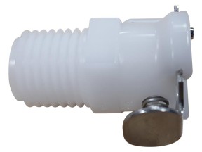 202343 COSHOSP09 05 Hose Connector Female Threaded White Care of Sweden to Suit Curocell 4 AD NEO Cirrus 2 0