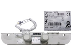 202393 DEWACTP03 05 Dual Actuator 87 69mm Grey Dewert Quad 7 Care 74992 to suit Wissner Bosserhoff Sentida Nursing Care Bed