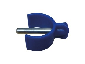 203385 INVLEGP02 01BL Legrest Clip Plastic Blue Invacare to suit Aquatec Ocean Commode Legrest Height Adjustment