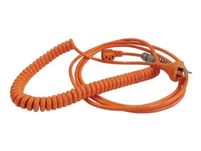 203694 LNTCABW10 01 Cable Mains Orange Linet to suit Linet 3XC Bed