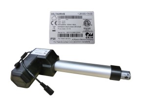 203837 OKIACTP10 06 Linear Actuator Black Okin Deltadrive 1 28 000 174 30 to suit Topform 1 Motor Lift Recline Chair