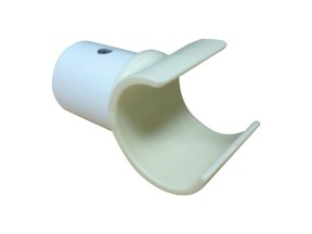 204121 PARARMP05 02 Armrest Clip Plastic Cream Para Mobility to suit Platypus Pool Wet Area Wheelchair