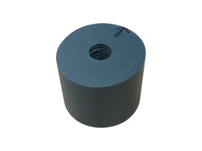 204126 PARCASP05 01 Castor Bush Front Nylon Grey Threaded Para Mobility to suit Platypus Pool Wet Area Wheelchair