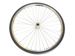 204619 QUIWHEP05 06 Wheel 610mm 24in Spoked Omit Hand Rim with Solid Tyre Quickie