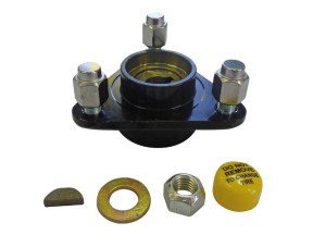 204622 QUIWHEP08 01 Wheel Hub with Key Nuts and Washer Complete Quickie to suit Quickie QM 710 Power Chair