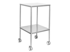 202531 F11060 Instrument Trolley Stainless Steel 2 Shelves without Rails 1100 x 500 x 900mm