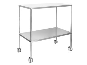 202530 F11030 Instrument Trolley Stainless Steel 2 Shelves without Rails 900 x 500 x 900mm