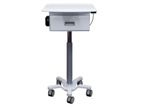 205210 W1 MCT CC IM LHA LD I Move Rounds Trolley With Locking Drawer Height Adjustable Modsel