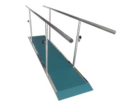 202703 F21960 Parallel Bars Fixed 3000mm Stainless Steel Height Adjustable Unicare